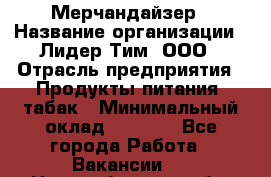 Мерчандайзер › Название организации ­ Лидер Тим, ООО › Отрасль предприятия ­ Продукты питания, табак › Минимальный оклад ­ 5 000 - Все города Работа » Вакансии   . Новосибирская обл.,Новосибирск г.